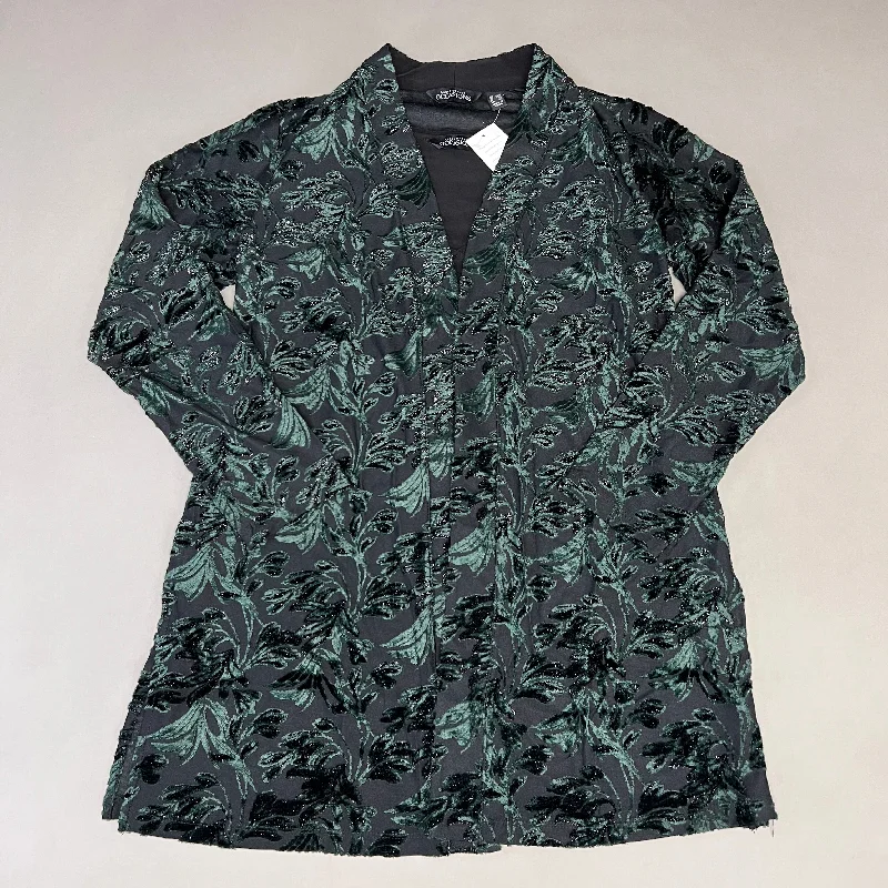 SUSAN GRAVER Knit Cardigan & Tank Set Women's Sz XXS Green / Black A384258F20154 (New) Iron Safe Non-Iron Wrinkle Free SUSAN GRAVER Knit Cardigan & Tank Set Women's Sz XXS Green / Black A384258F20154 (New) Iron Safe Non-Iron Wrinkle Free