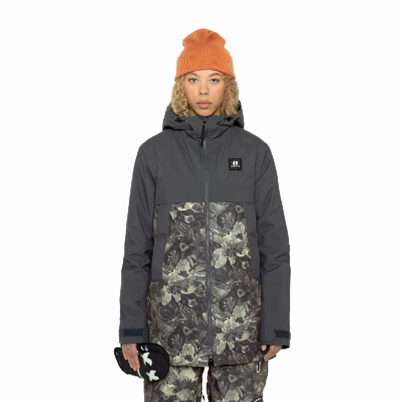 Armada (Sample) - Women's Addisen 2L Insulated Jacket - Floral Camo Fitted Jacket Loose Jacket Oversized Jacket