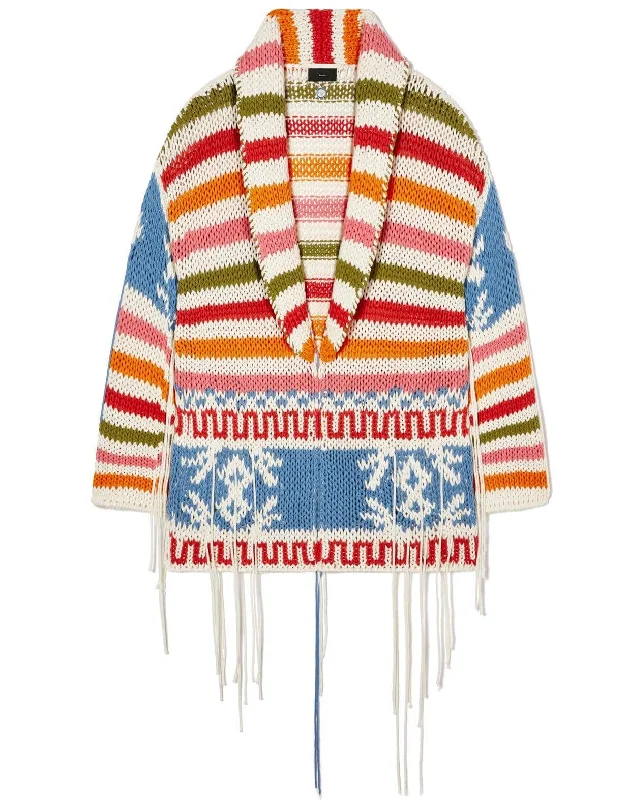 Amarillo Icon Chunky Cardigan Thin Thick Dense