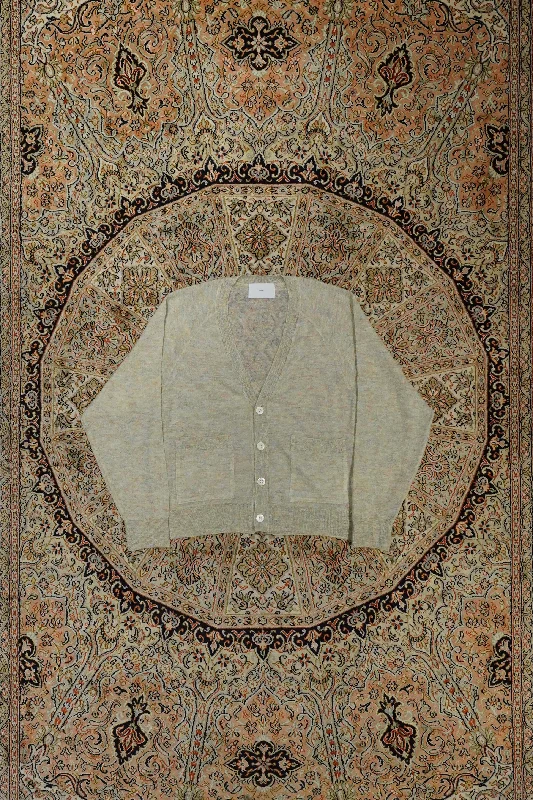 SUGARHILL MOHAIR KNIT CARDIGAN (MULTI) Chenille Brocade Lace