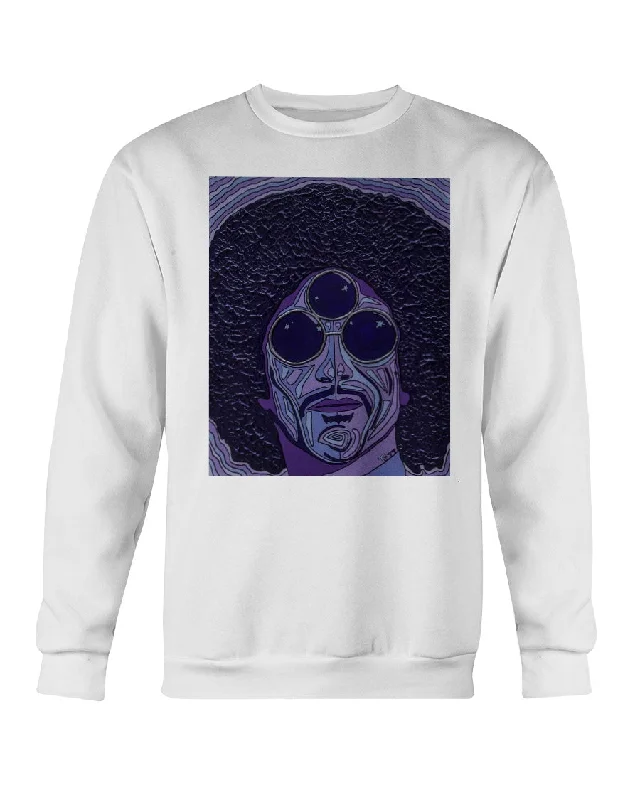 Prince of Funk - Crewneck Sweatshirt Hoodie with Ribbed Neckline Snug Warm