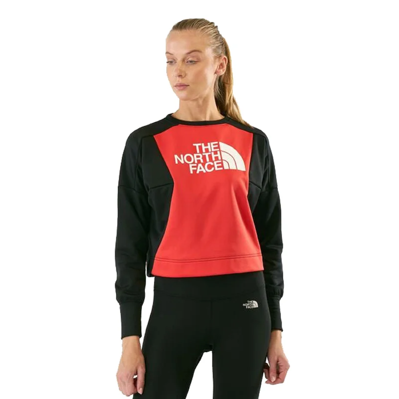 Women's Train N Logo Crop Pullover Sabrina Neck Pullover