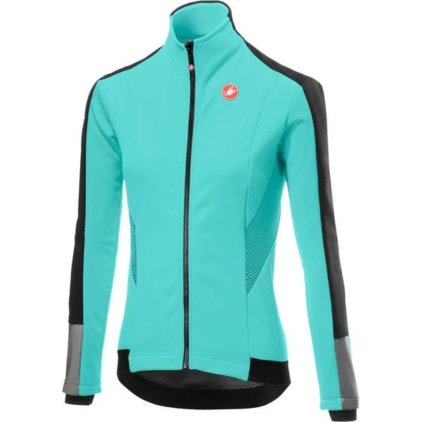 Castelli Women's Mortirolo 3 W Jacket - Glacier Lake Rayon Jacket Velvet Jacket Corduroy Jacket