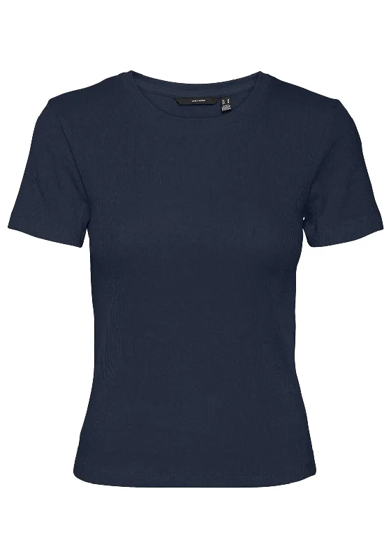 Vero Moda Ezra Short Sleeve Top, Navy Blazer Women's Premium Blazer
