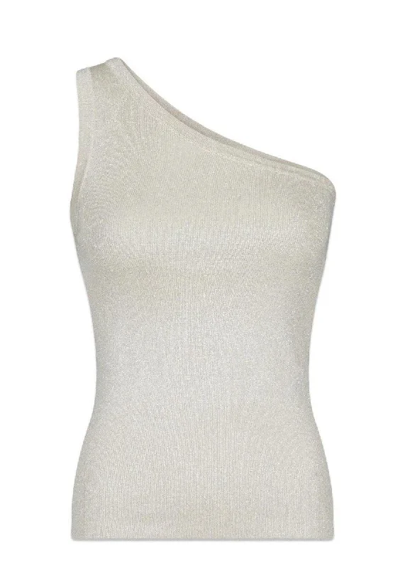 Clementine Glitter Knit Top - Champagne Travel Knit Top
