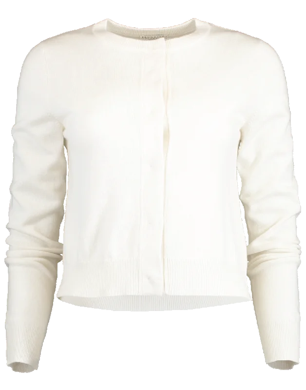 Crewneck Button Cardigan Cardigan Knitwear Sweater