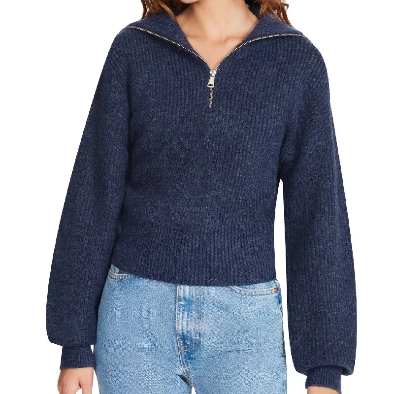 Rowan Pullover (Peacoat Navy) Flare Sleeve Stylish