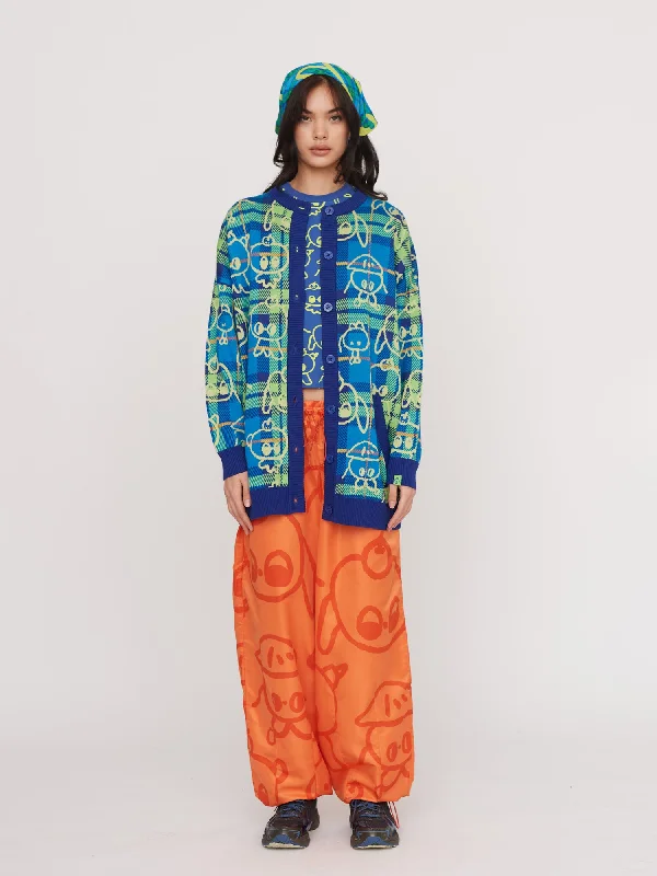 LO x Nhozagri Cardigan Boxy Cardigan Fitted Cardigan A-Line