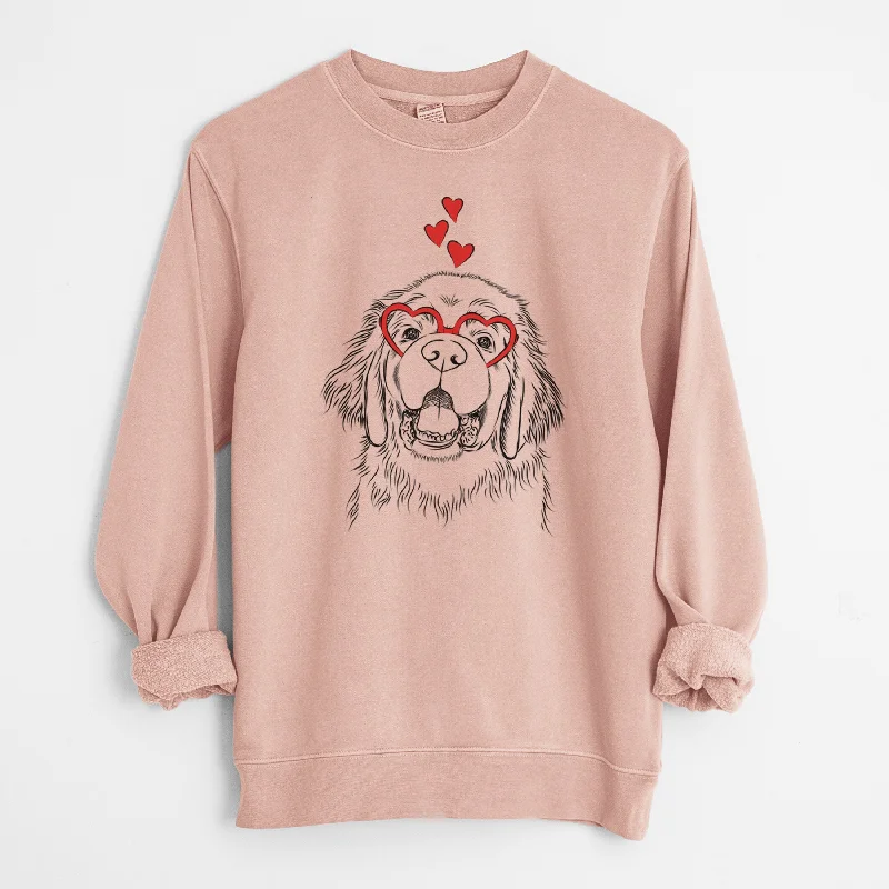 Valentine Mozart the Newfoundland - Unisex Pigment Dyed Crew Sweatshirt Hoodie with Cropped Fit Short Trendy Valentine Mozart the Newfoundland - Unisex Pigment Dyed Crew Sweatshirt Hoodie with Cropped Fit Short Trendy