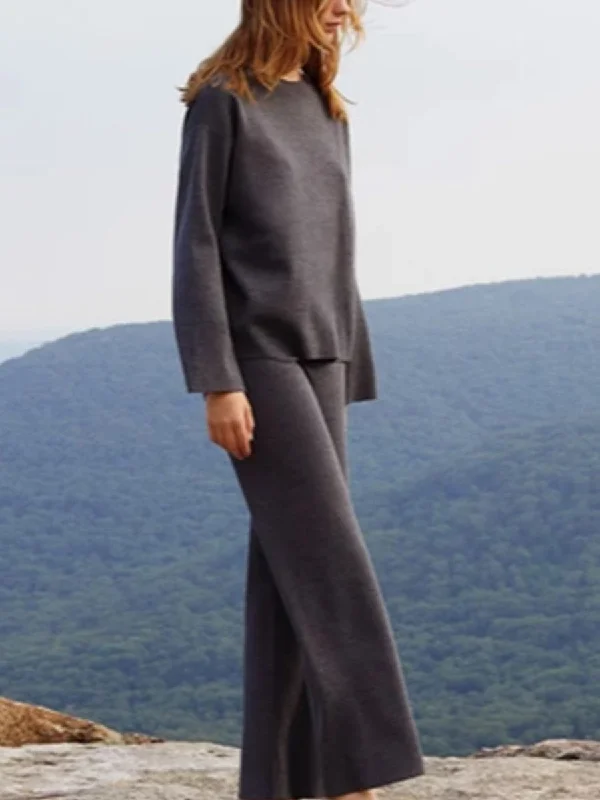 Loose Casual Wild Trousers Two-piece Trousers Sale Discount