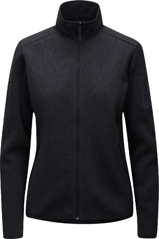 Covert Cardigan - Women's|-|Cardigan Covert - Femme Silk Blend Satin Velvet