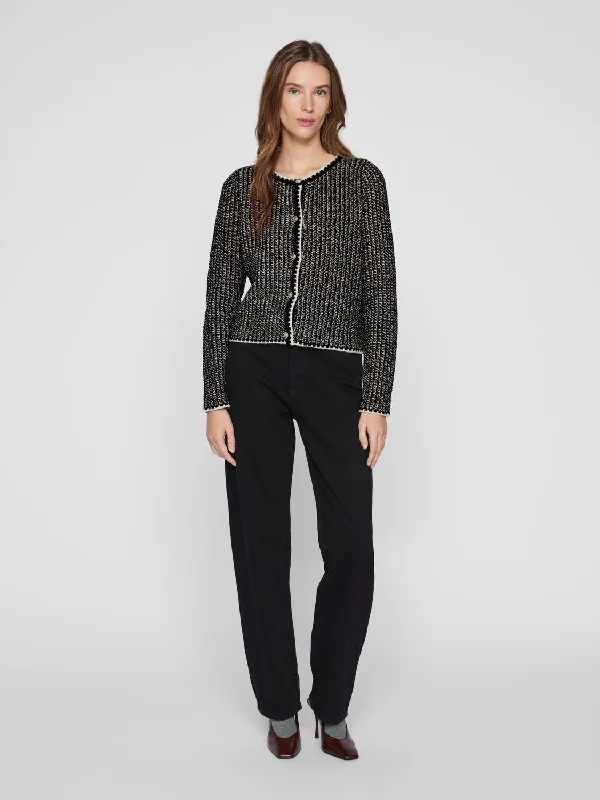 VIMARIE Cardigan - Black Oversized Loose Flowy