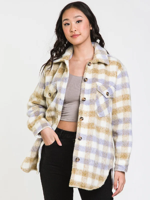 RAZZLE DAZZLE JESSICA PLAID JACKET - CLEARANCE Jacket Blazer Coat