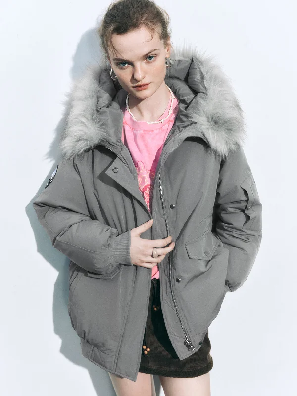 Padded Parka Jackets Welt Pockets Slit Pockets Flap Pockets