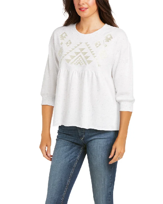 Women's Cheers Pullover Notched Neck Pullover