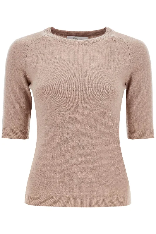 'wool and cashmere knit top 'c CIMA TORTORA Animal Print Knit Blouse