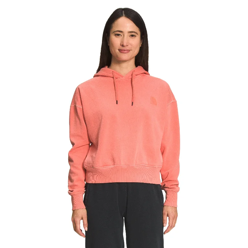 The North Face Women's Garment Dye Hoodie Hoodie with Hidden Zipper Minimalist Clean