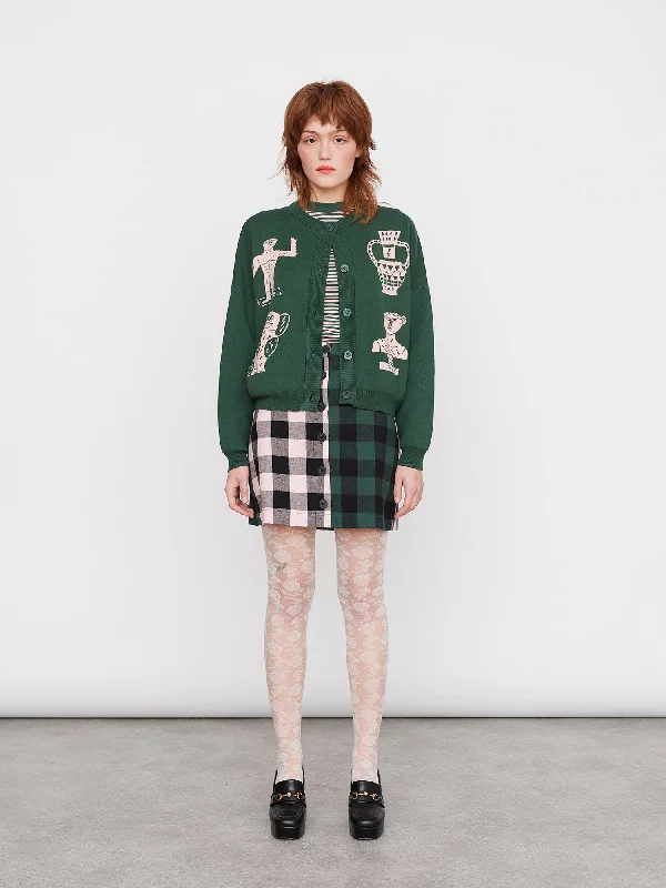 Lazy Oaf Artefact Cardigan Spandex Rayon Corduroy