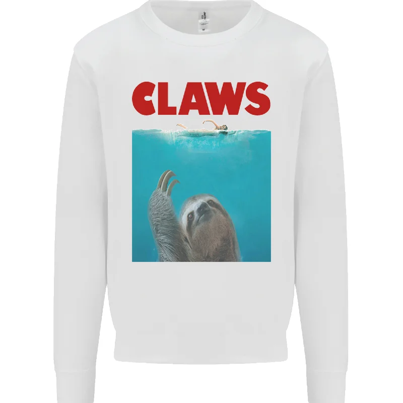 Claws Funny Sloth Parody Mens Sweatshirt Jumper Hoodie with Pattern Geometric Abstract Claws Funny Sloth Parody Mens Sweatshirt Jumper Hoodie with Pattern Geometric Abstract