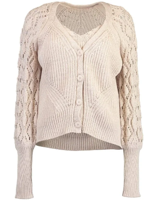 Adeline Cardigan and Cora Bralette Spandex Rayon Corduroy