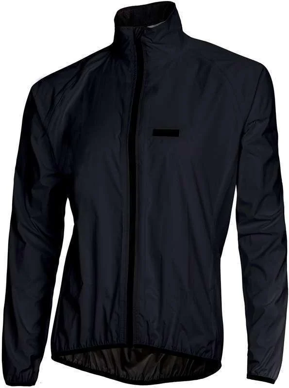 Nalini PRO Acqua Rain Jacket - Black (I16-4000) Tailored Jacket Straight Jacket A-Line Jacket