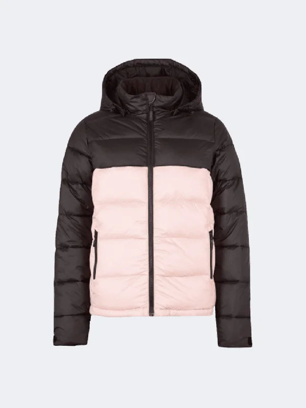 O'Neill Puffer Women Lifestyle Jacket Peach Whip/Block Notch Collar Peter Pan Collar Cowl Neck O'Neill Puffer Women Lifestyle Jacket Peach Whip/Block Notch Collar Peter Pan Collar Cowl Neck