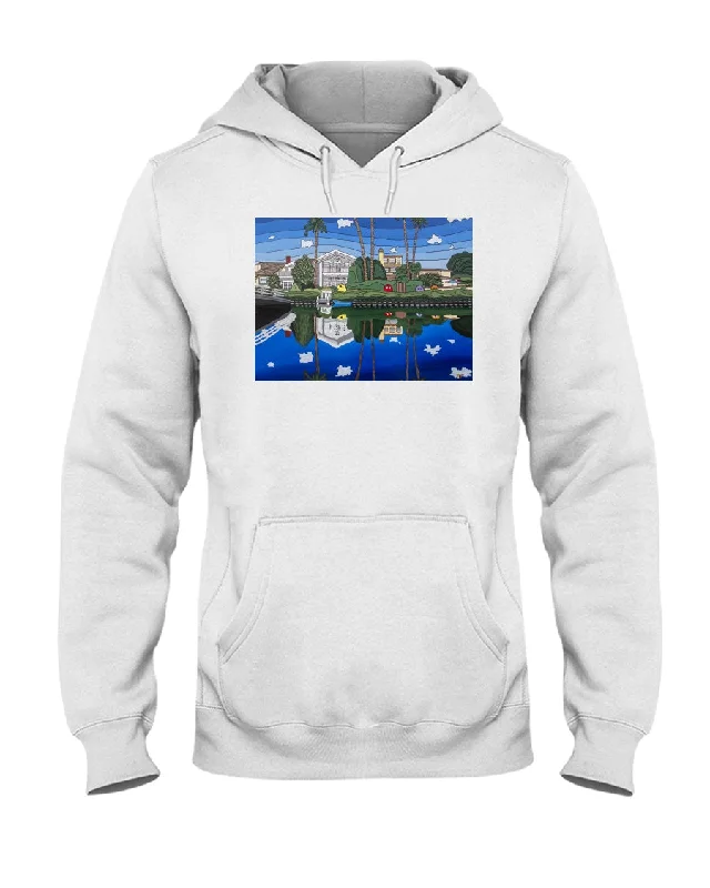 Venice Canals 2 - Hoodie Hoodie with Hood Adjustable Protection