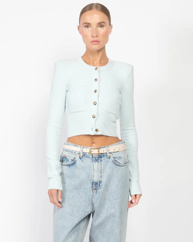 Knit Crop Cardigan Lace Blend Ribbed Blend Corduroy Blend