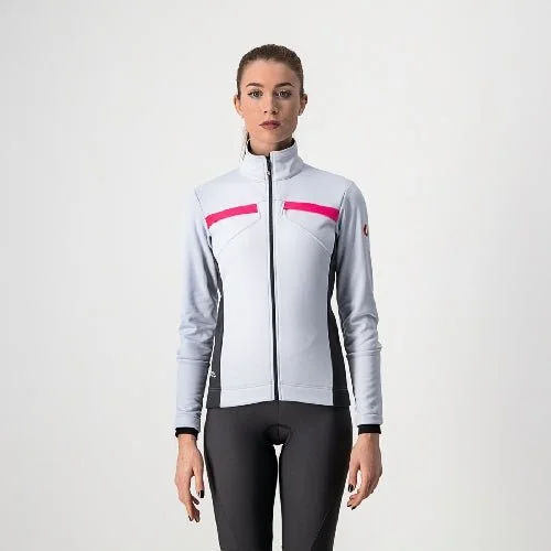 Castelli Women's Dinamica Jacket Zippered Jacket Buttoned Jacket Snapped Jacket