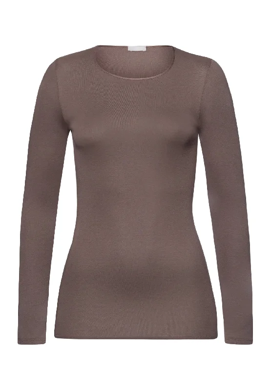 Cotton Seamless Cotton Knit Top | Stonewash 71620-2756 Beige Knit Top