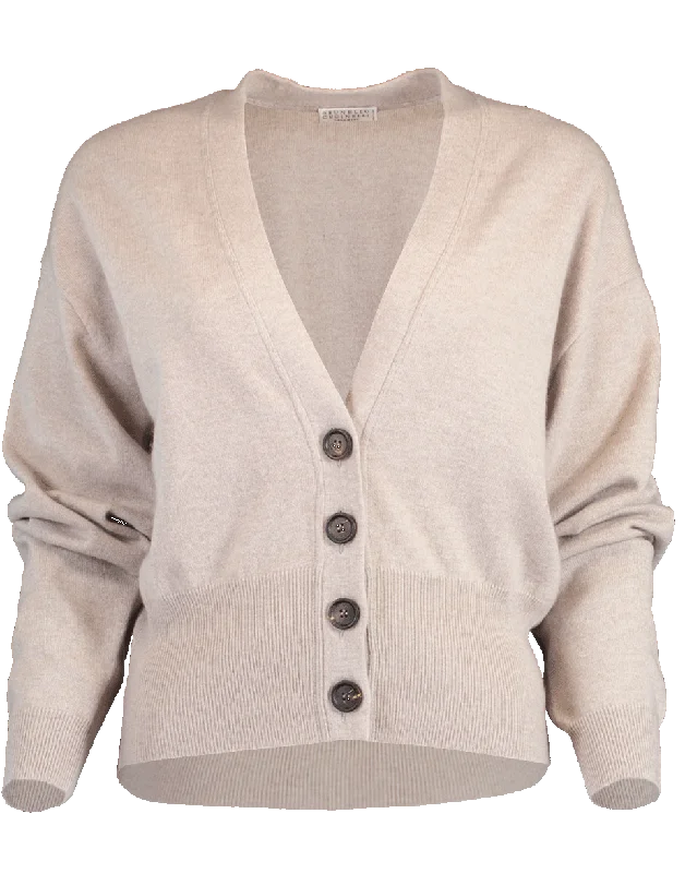 V-Neck Button Cardigan Wool Cardigan Cotton Cardigan Cashmere Cardigan