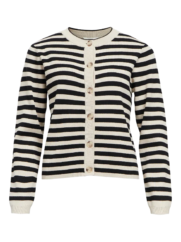 OBJESTER Knit Cardigan - Sandshell Casual Formal Business