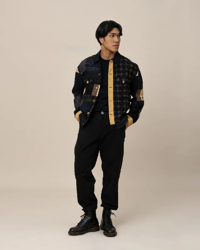 ANGKASA - Denim Jacket [Limited Edition] Oversized Jacket Tailored Jacket Straight Jacket