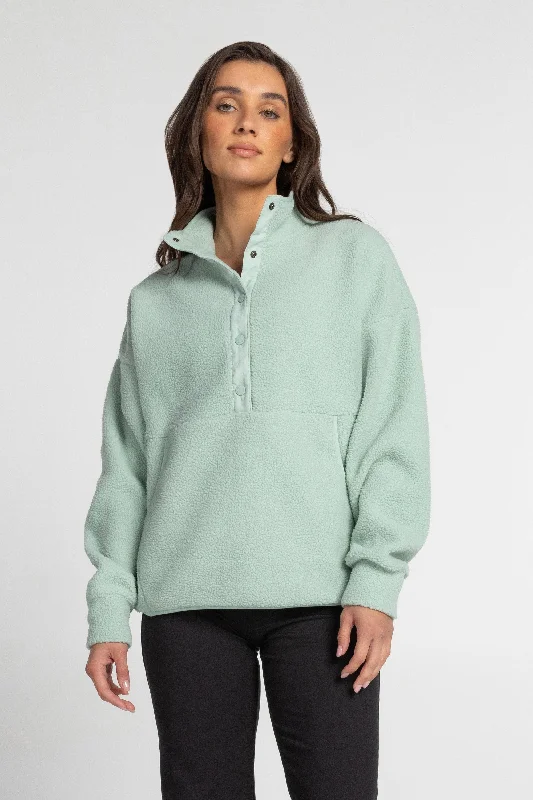 Sherpa Trail Pullover Fitted Ribbed Sweater