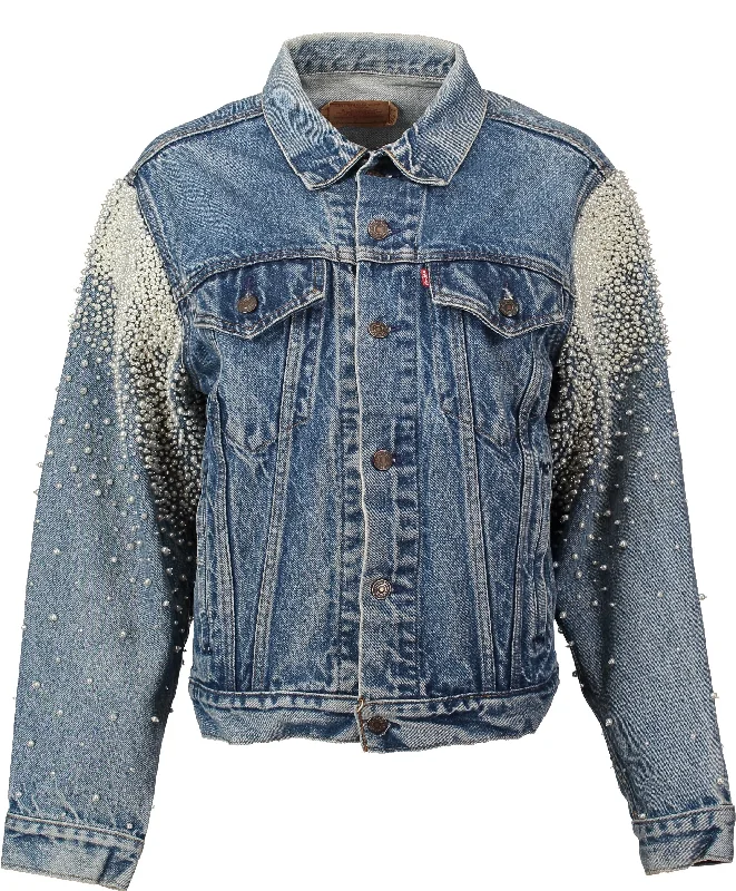 Summer Pearl Embroidered Jacket Chenille Fabric Brocade Fabric Lace Fabric