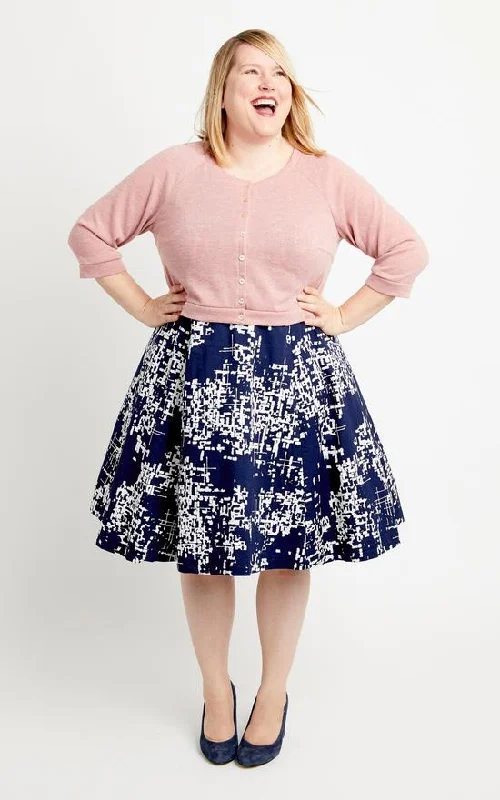 Fuller Cardigan Glossy Satin Silk