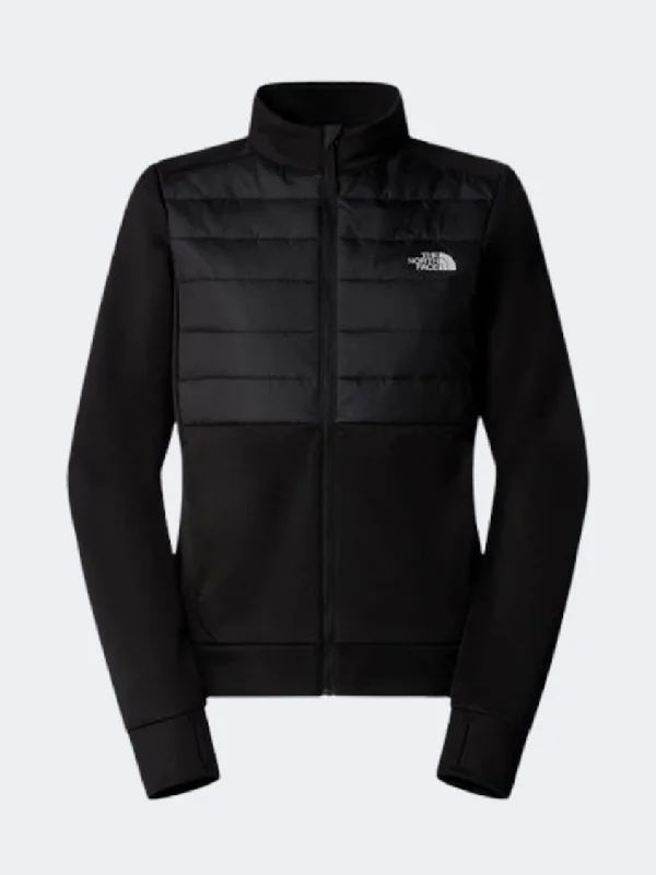 The North Face Reaxion Hybrid Women Lifestyle Jacket Black Wool Fabric Cashmere Fabric Tweed Fabric The North Face Reaxion Hybrid Women Lifestyle Jacket Black Wool Fabric Cashmere Fabric Tweed Fabric