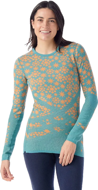 Intraknit Merino 200 Pattern Crew Pullover - Women's|-|Chandail à col rond motif Intraknit Merino 200 - Femme Flare Sleeve Stylish