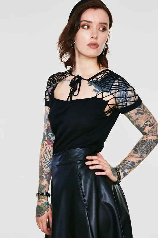 Spiderweb Knit Top Organic Knit Top