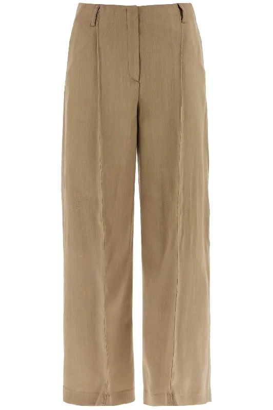 tailored wool blend trousers AK0811 MUD BEIGE Trousers Cargo Utility