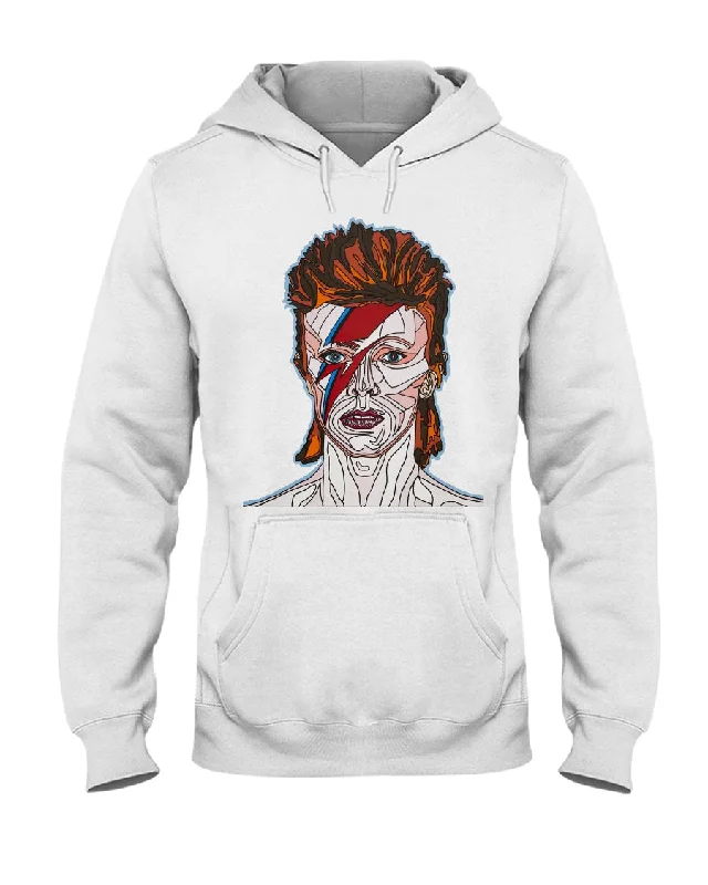 Starman - Hoodie Hoodie with Hem Detail Decorative Unique