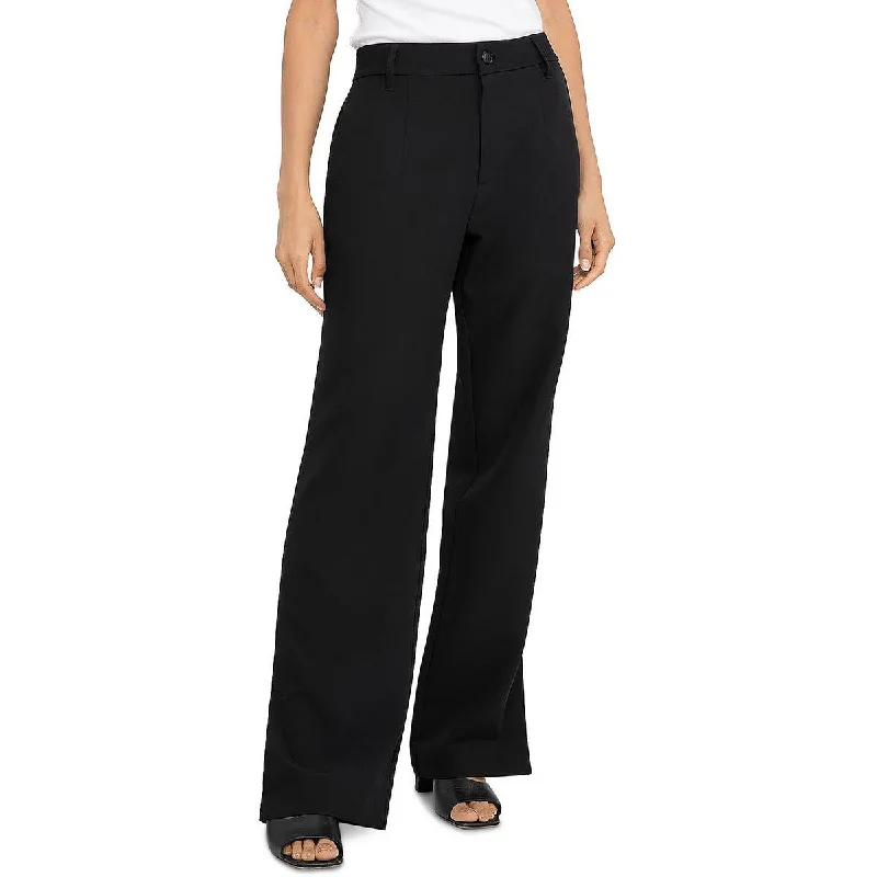 Sanctuary Womens Noho High Rise Straight Trouser Pants Trousers Print Floral