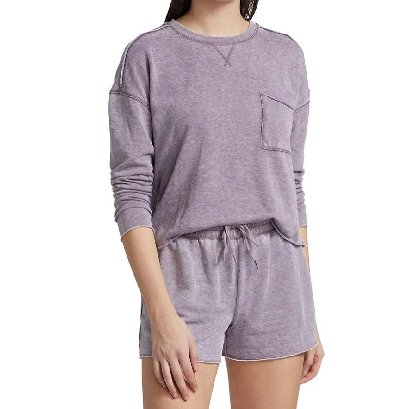 Costa Mesa Pullover (Carbon) Ruffle Sleeve Feminine