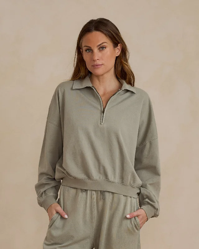 Quarter Zip Pullover | Laurel Set Sleeve Pullover