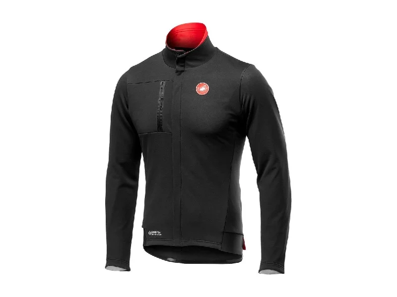 Castelli Double Espresso Jacket - Black Satin Jacket Silk Jacket Chiffon Jacket