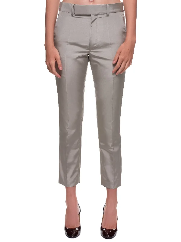 Skinny Leg Trousers (203-1410-470-LIGHT-GREY) Trousers Essential Wardrobe