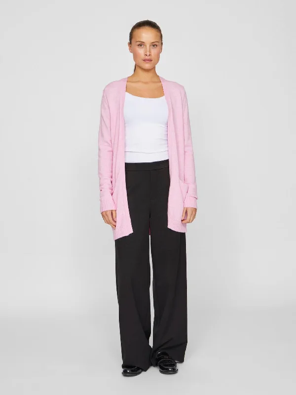 VIRIL Knit Cardigan - Bonbon Glossy Satin Silk