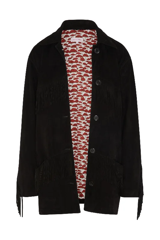 Koko Fringe Jacket Anorak Shell Jacket Lightweight Jacket