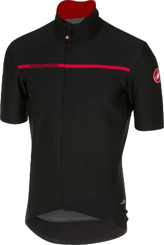 Castelli Gabba 2 Short Sleeve Jacket -  Black Welt Pockets Slit Pockets Flap Pockets