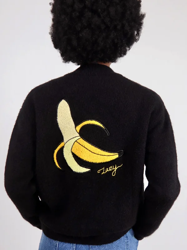 Lazy Oaf Peeling Fine Cardigan Lightweight Heavyweight Midweight